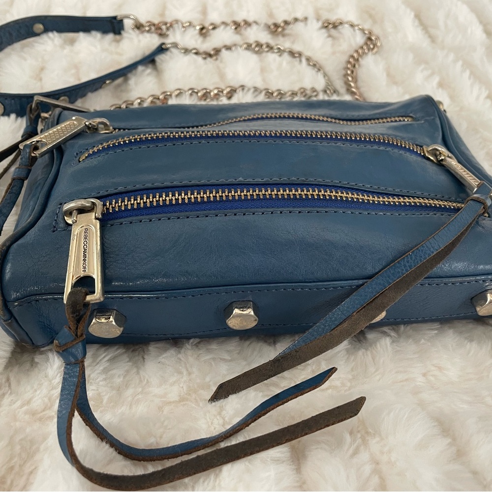 Rebecca Minkoff Blue Leather Crossbody Bag - Picture 5 of 10